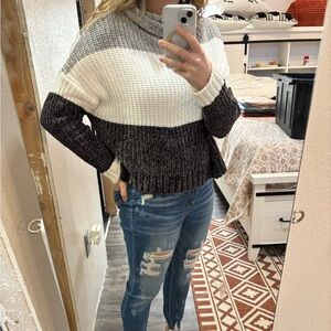 Super soft cowl neck sweater